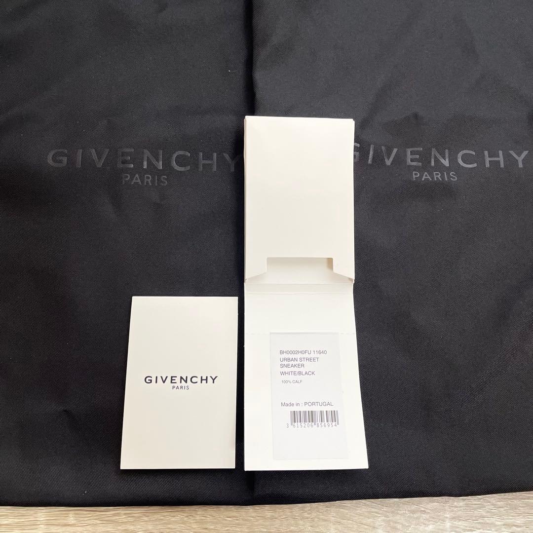 GIVENCHY シティ スニーカー ロゴ スリッポン レザー 白 40