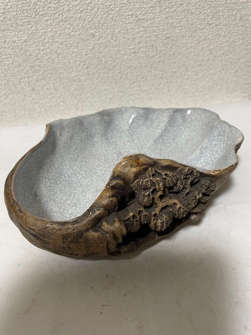 江戸時代　鮑に皿　一角焼 水月焼　二六焼 楽山焼 砥部焼　アンティーク