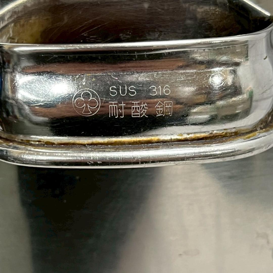 業務用 ステンレス製 寸胴鍋 両手鍋 厨房 厨房機器 店舗 ⑥ A0641