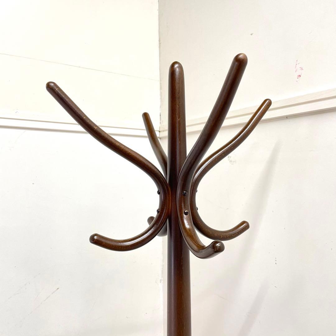 秋田木工 ポールハンガー① コートハンガー スタンド アンティーク ビンテージ