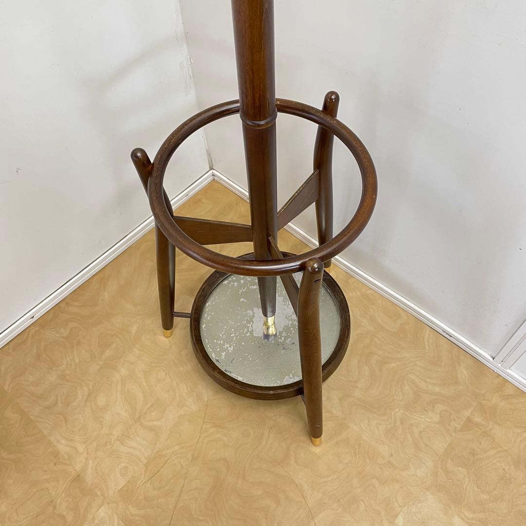 秋田木工 ポールハンガー① コートハンガー スタンド アンティーク ビンテージ