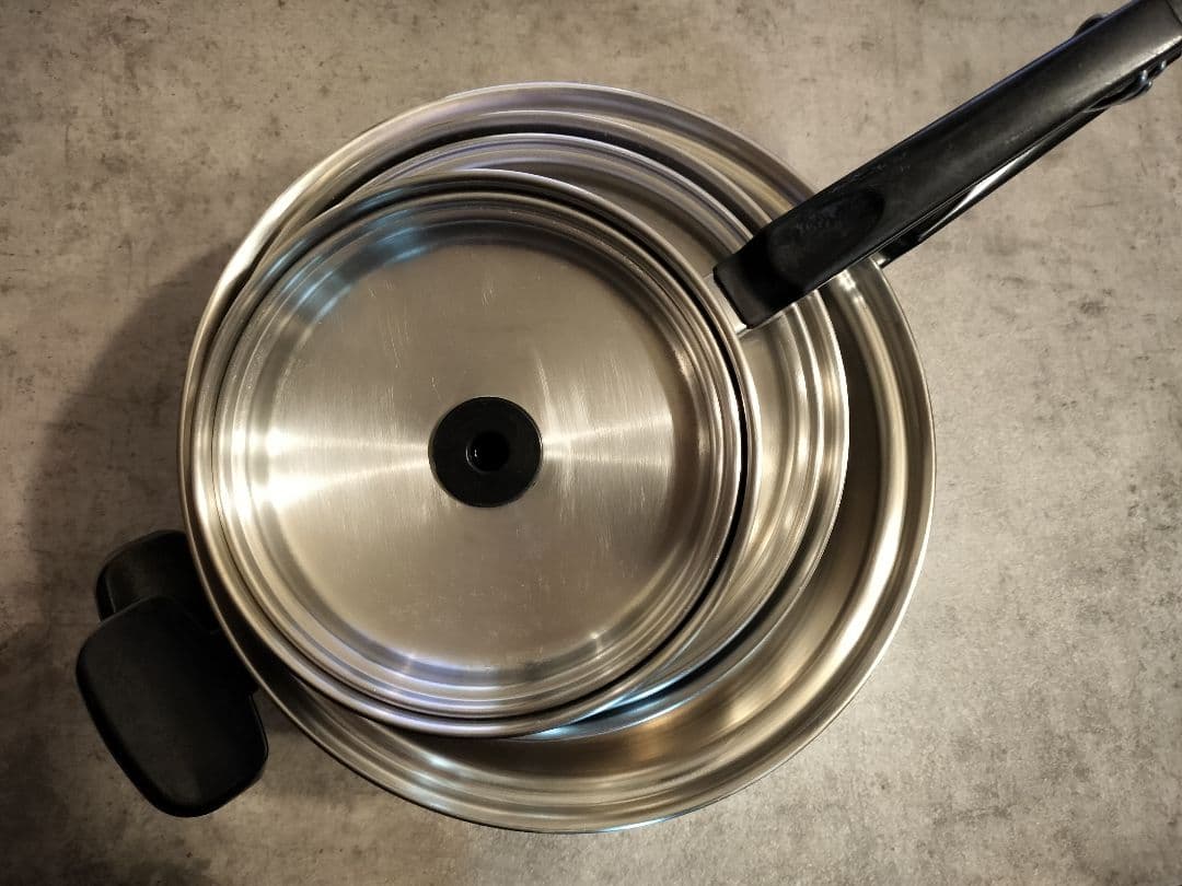 Queen's Collection4点セット/無水鍋フライパンセットU.S.A