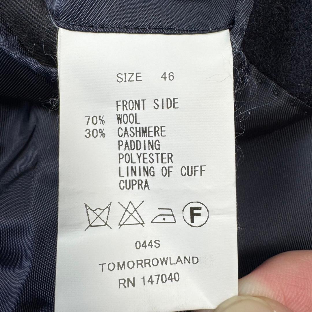 希少✨トゥモローランド ピルグリム カシミヤ ステンカラーコート ベルト付 M