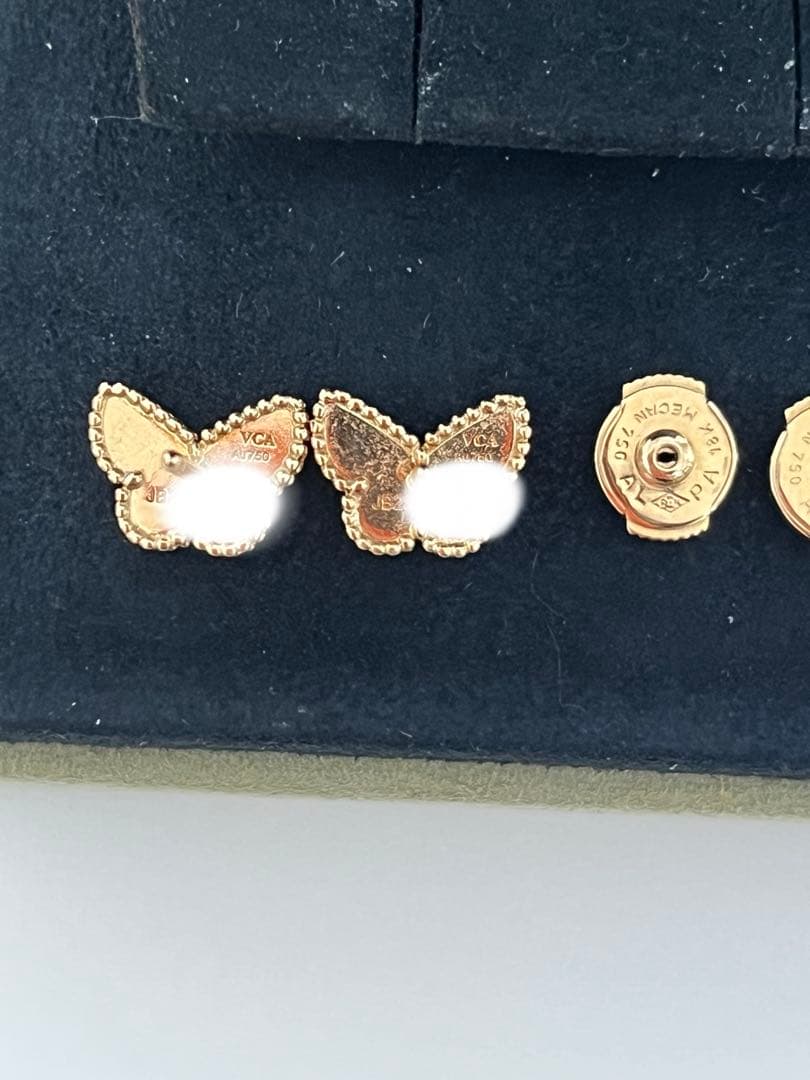 ヴァンクリーフ&アーペル　スウィートアルハンブラ　パピヨン　ピアス