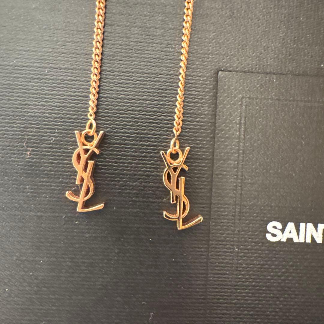 SAINT LAURENT カサンドラ ロングピアス