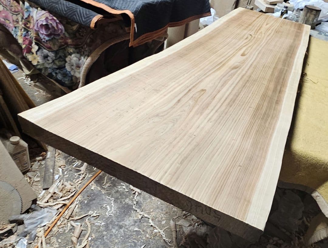 杉　一枚板　ダイニング　テーブル　カウンター　座卓　デスク　机　栃　楠