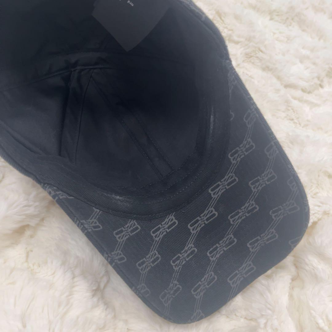 BALENCIAGA モノグラム ロゴ BB ブラック キャップ
