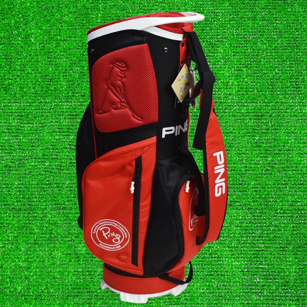 PING GOLF ピン ゴルフ 軽量キャディバッグ９.５型【レッド】新品！