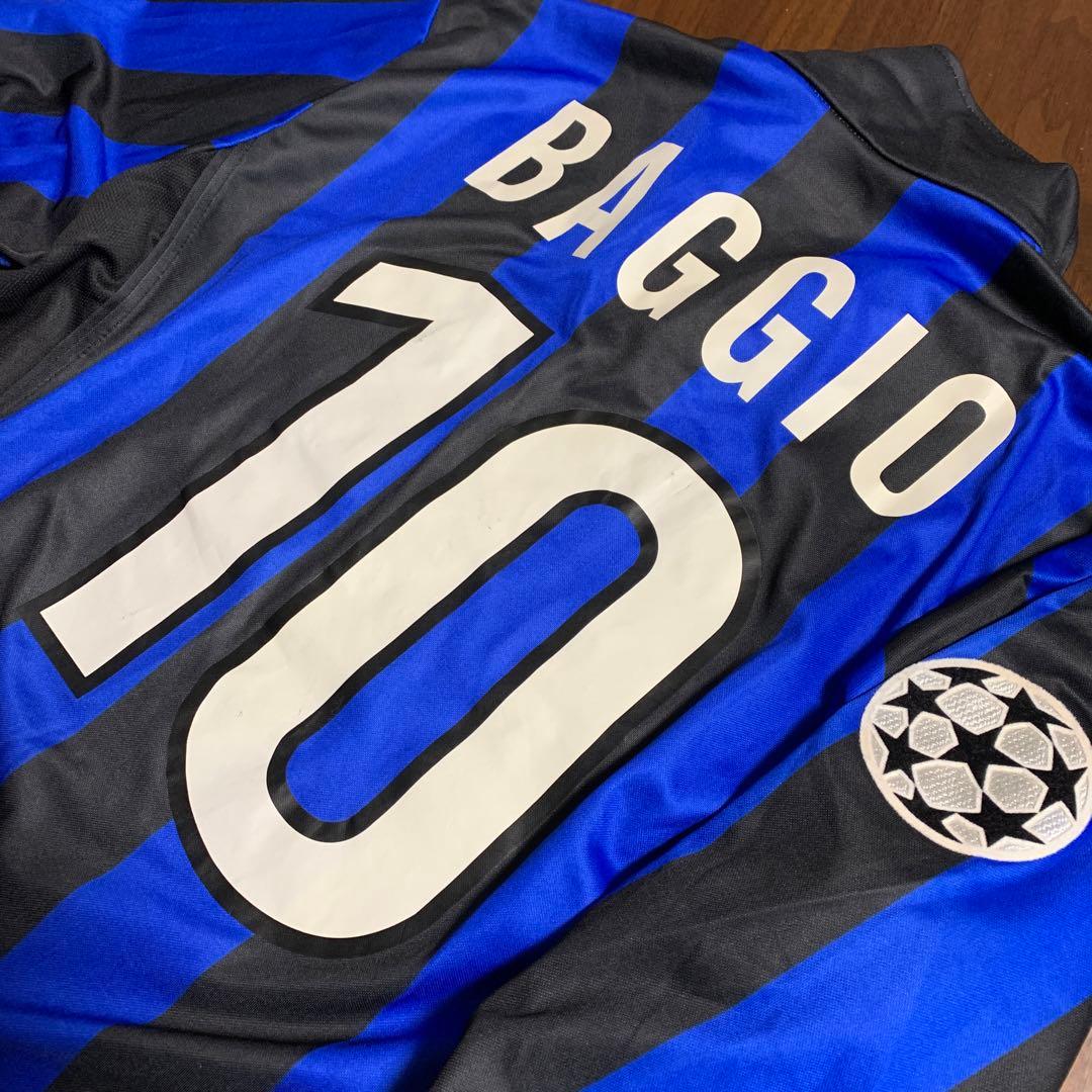 正規品 英国製ナイキ 1998/99 インテル 長袖ホームユニ ロベルトバッジオ