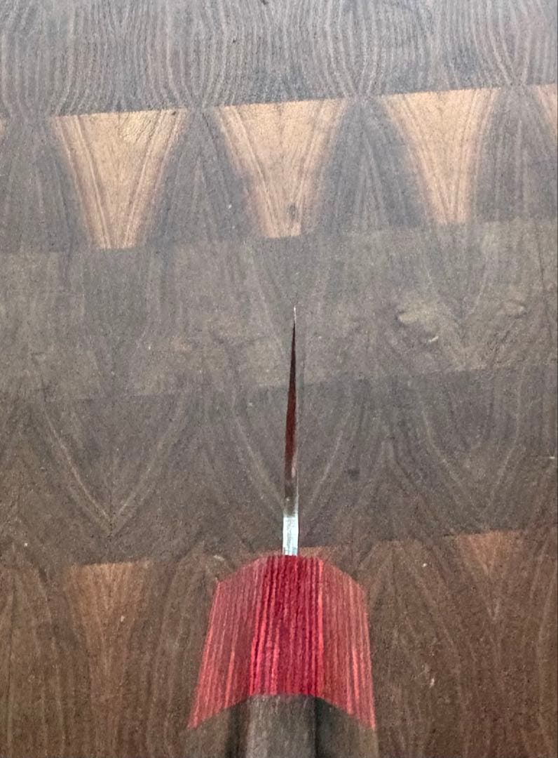 黒崎優　閃光・切付　文化 包丁 170mm 紫檀柄　万能包丁　粉末ハイス