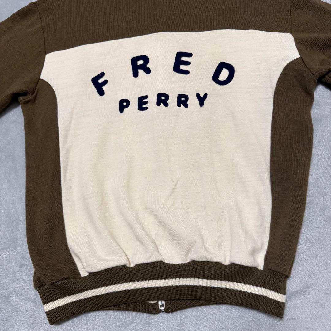 【FRED PERRY】希少70s 80s トラックジャケット　背面ロゴ　月桂樹