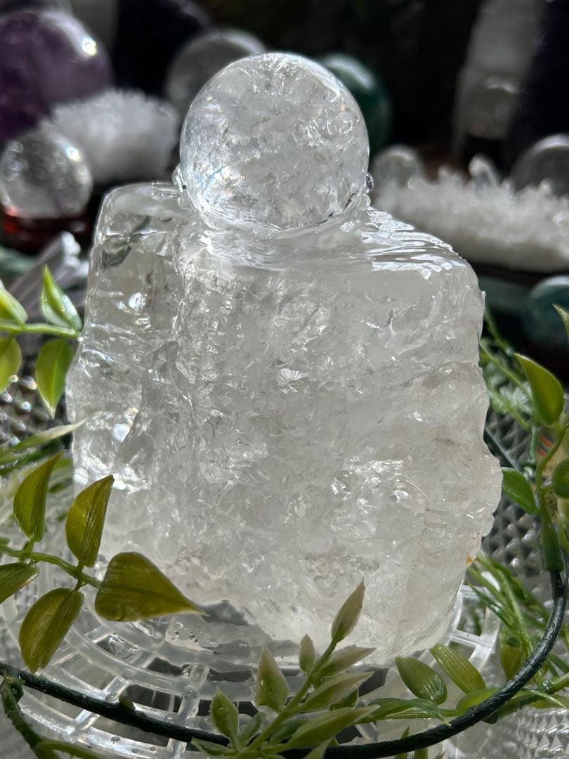 ✨破格✨絶品‼️水晶☆噴水☆天然石⭐︎ファウンテン☆秘蔵品⭐︎1368g