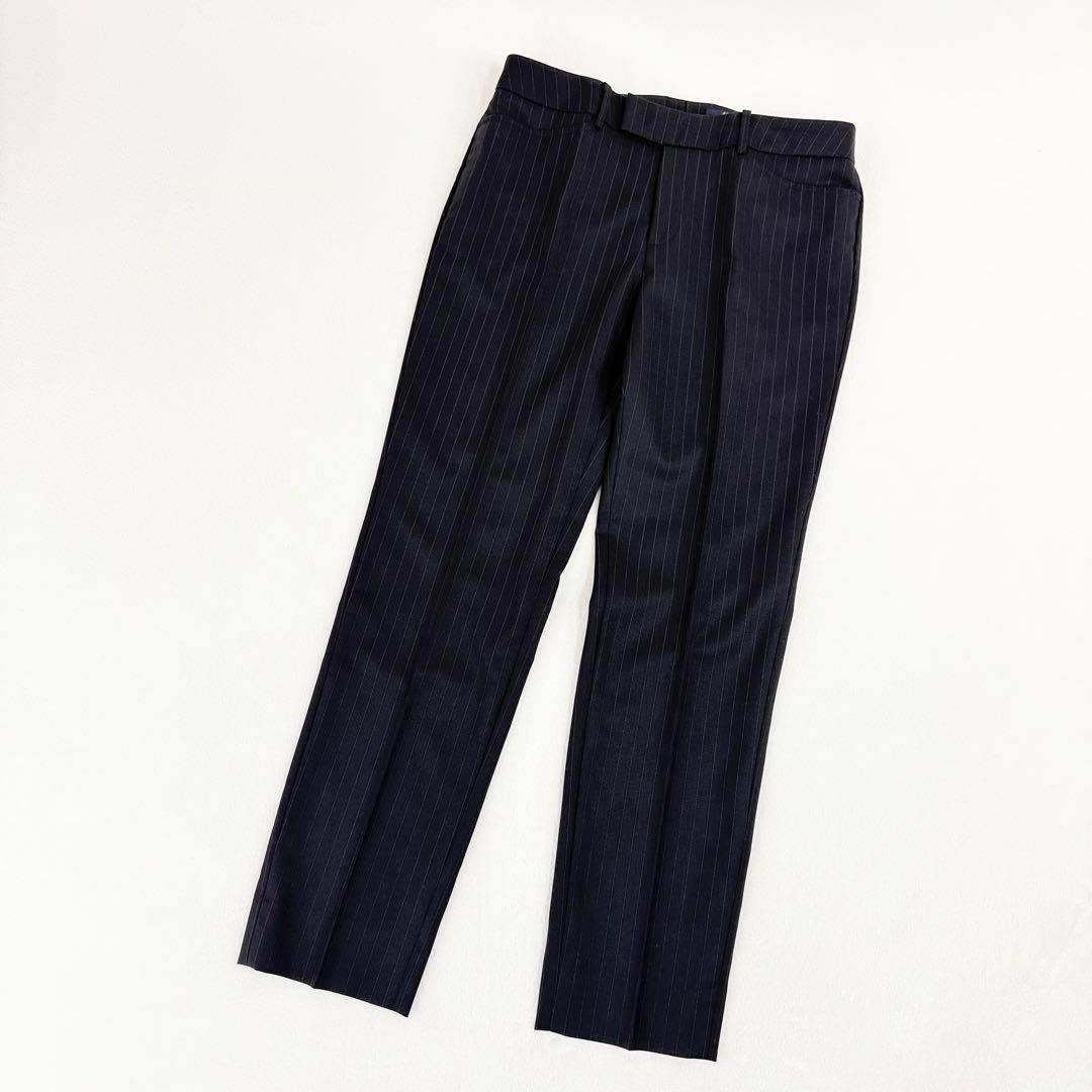 【美品】HILTON セットアップ パンツ スーツ ブラック 11号 ウール