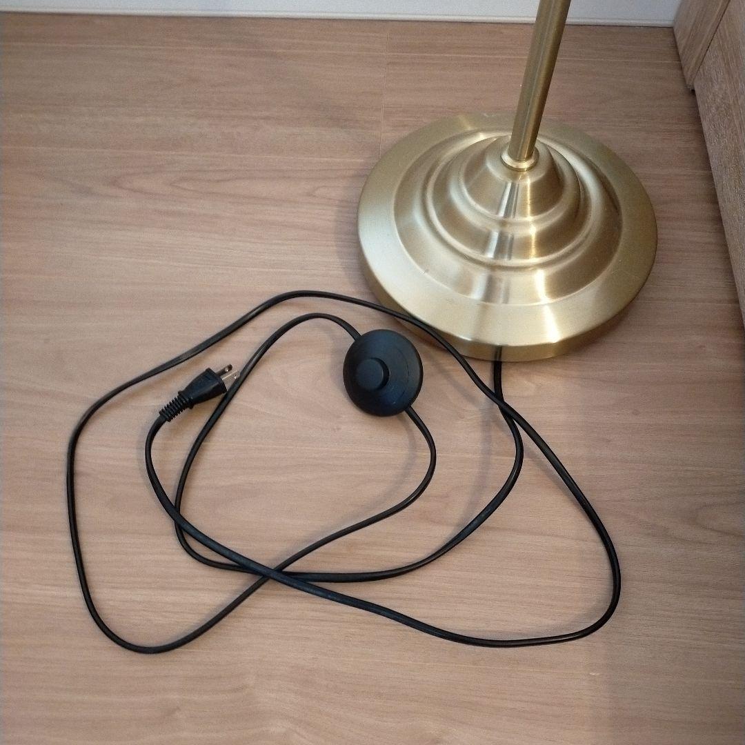 【IKEA・美品】バロメーテル ゴールド フロアランプ スタンドライト