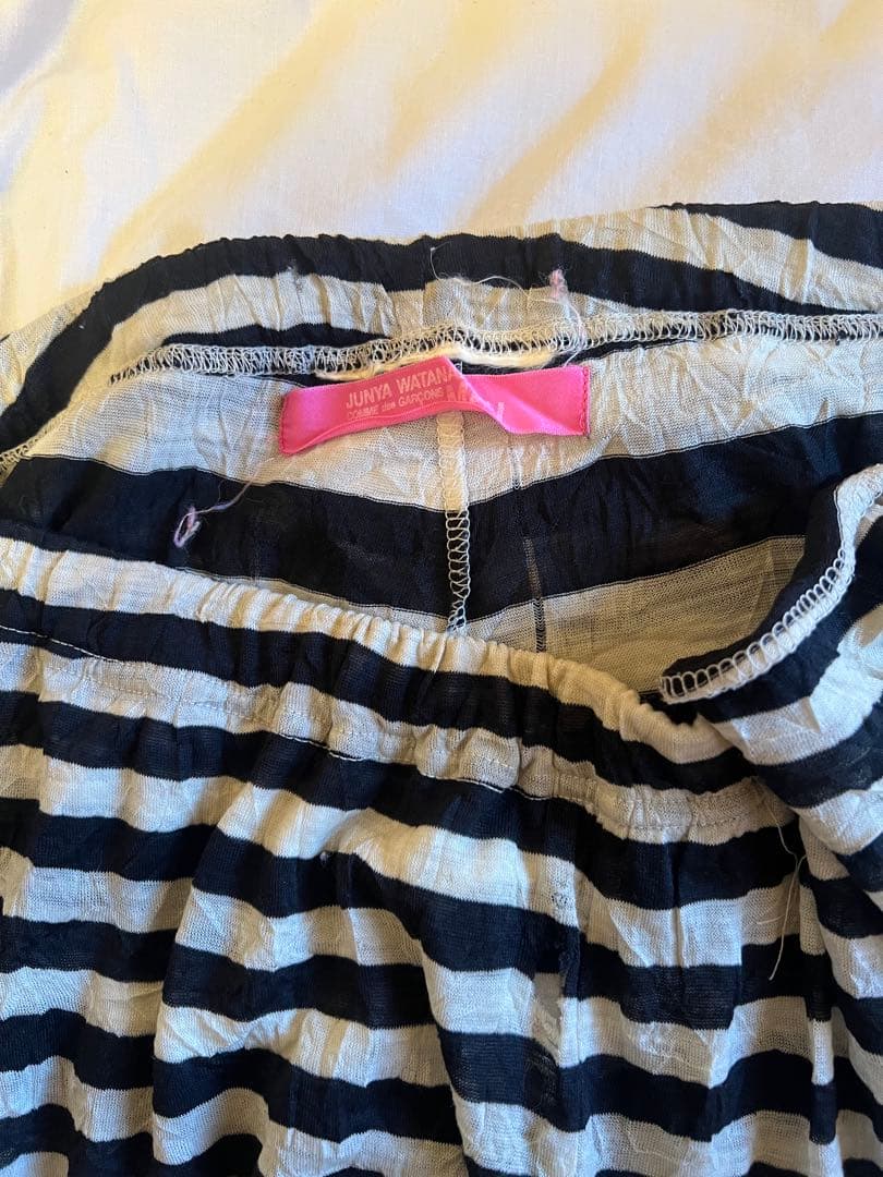 パンツ junya watanabe boarder destroy leggings