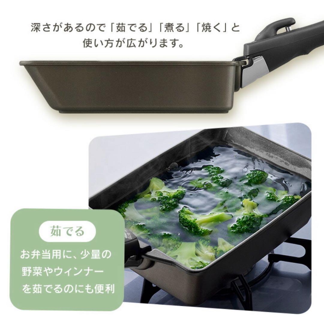 アイリスオーヤマ取っ手が取れるフライパン9点セット