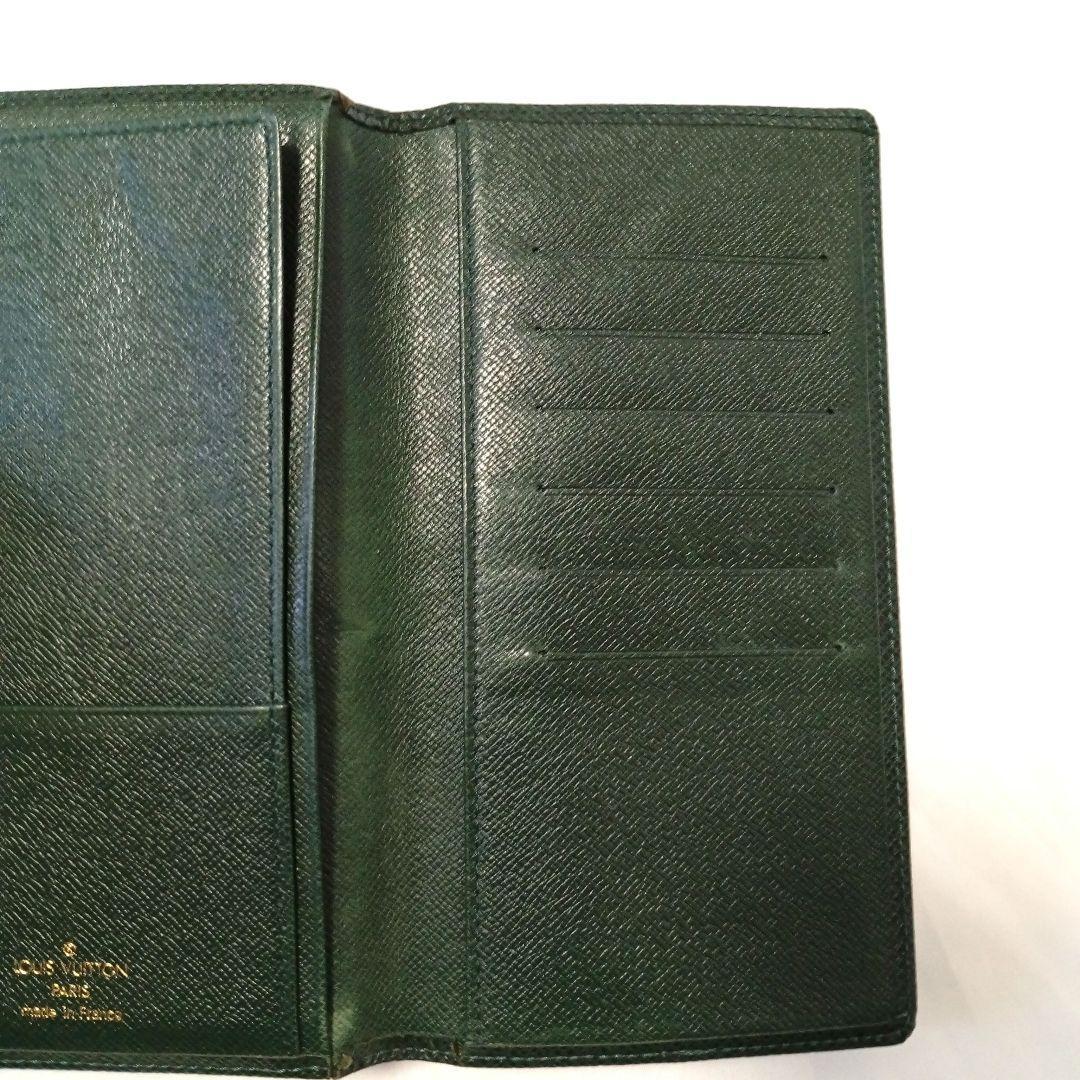 LOUISVUITTON ルイヴィトン 長財布 タイガ ポルトカルト グリーン