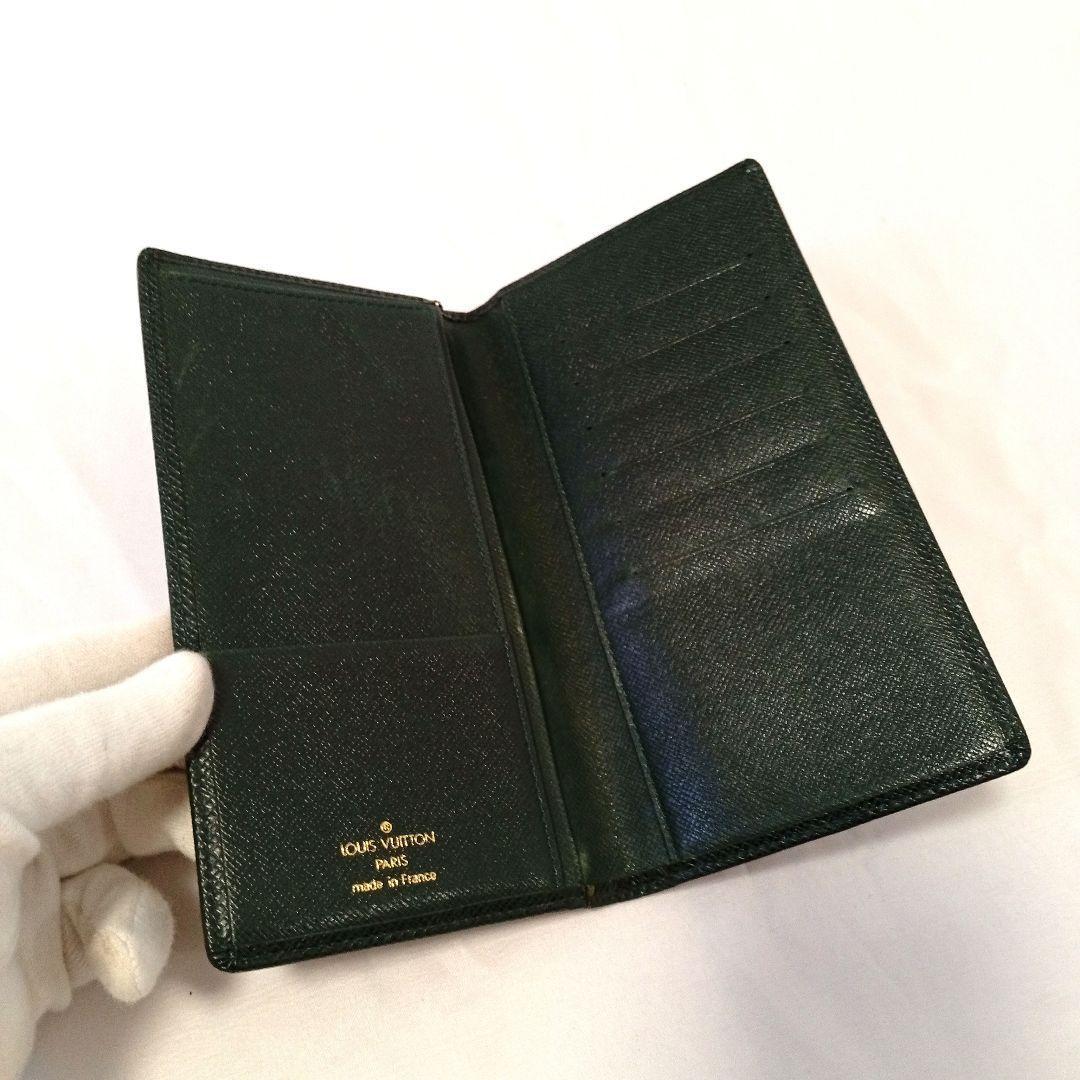 LOUISVUITTON ルイヴィトン 長財布 タイガ ポルトカルト グリーン