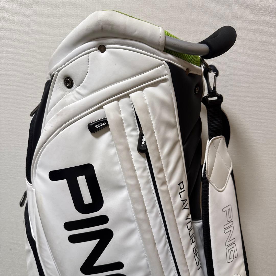PING ピン キャディバッグ ホワイト 9.5型 47インチ対応