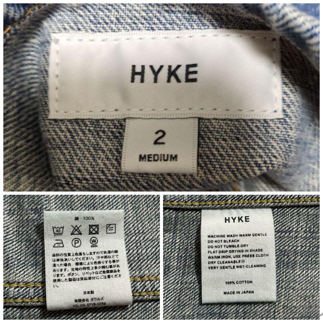 HYKE ハイク DENIM STRAPLESS TOP デニム ビスチェ
