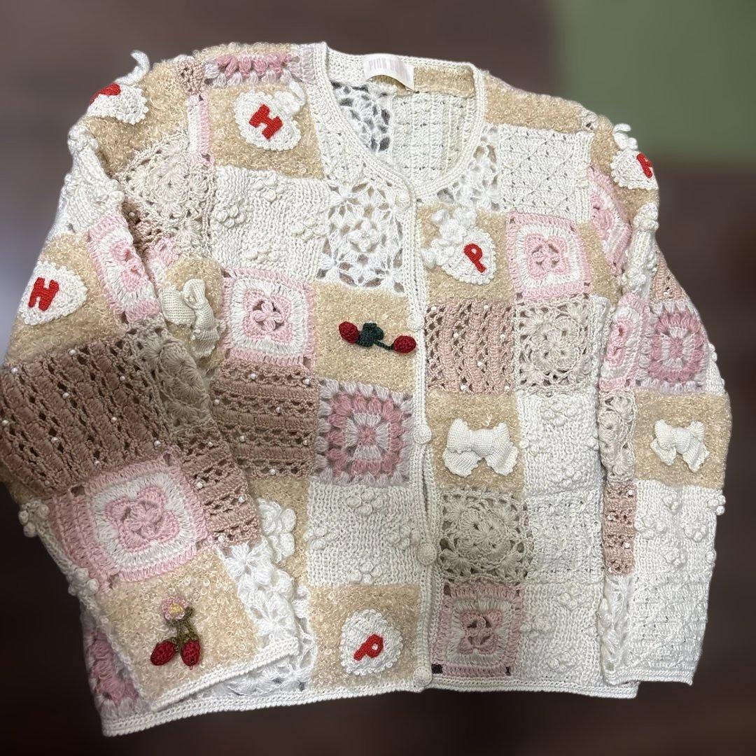 ピンクハウスカーディガン