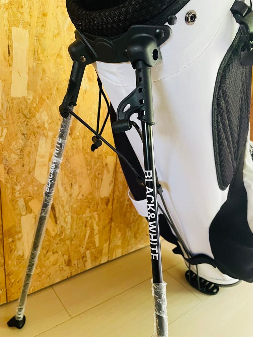 【新品】B&W スタンドゴルフバッグ ホワイト