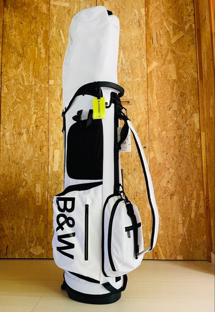 【新品】B&W スタンドゴルフバッグ ホワイト