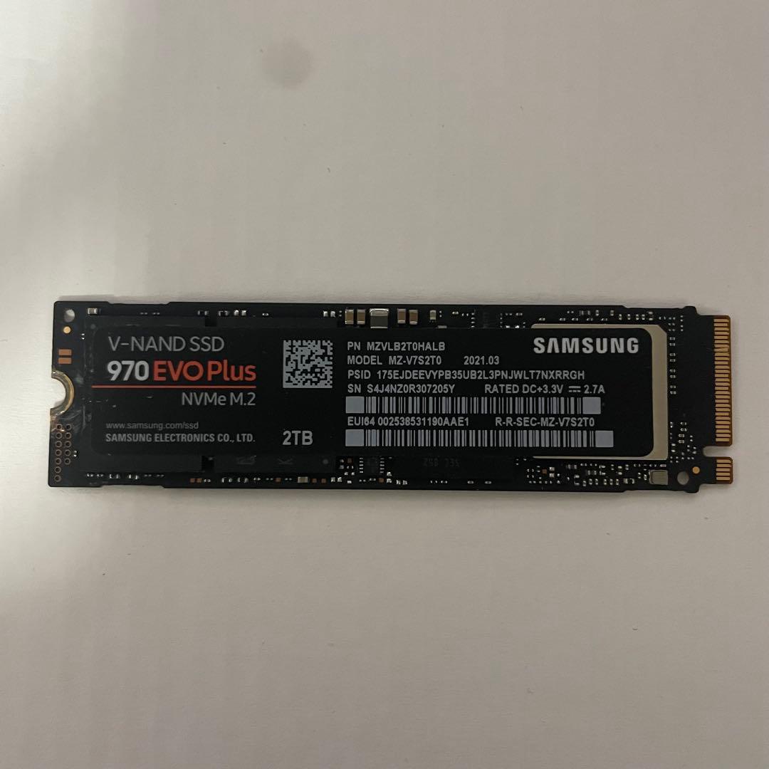 エ*ダ様 ジャンク！ Samsung 970 EVO Plus 2TB M.2