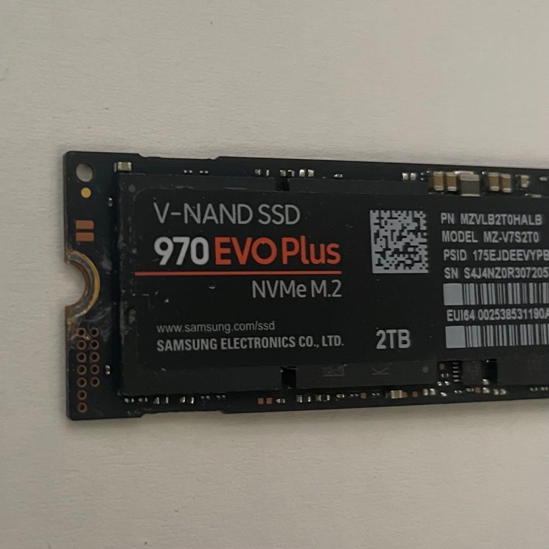エ*ダ様 ジャンク！ Samsung 970 EVO Plus 2TB M.2