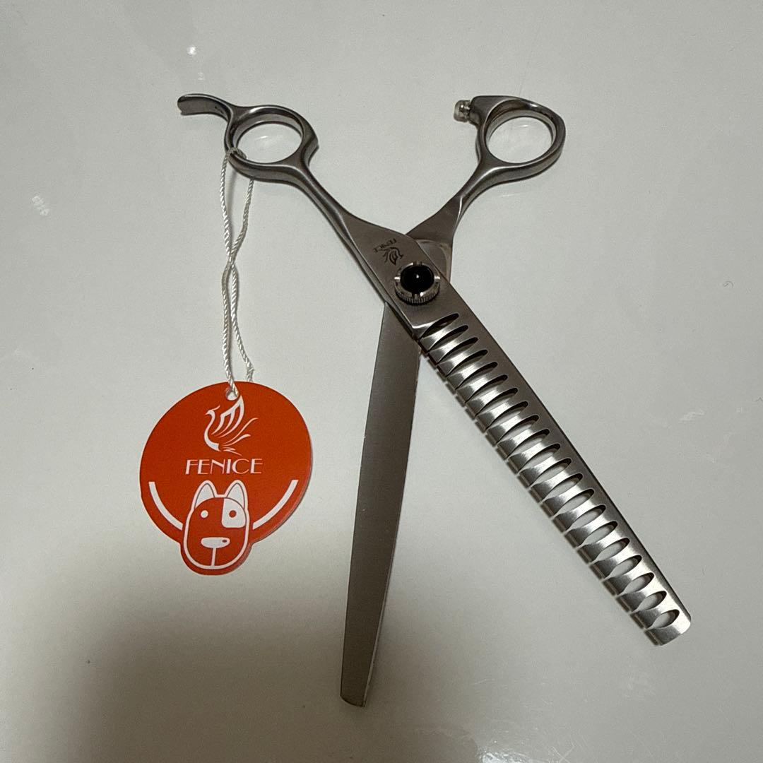 プロ用　ブレンダーシザー　7インチ　トリマー　フェニーチェ　コーム付き