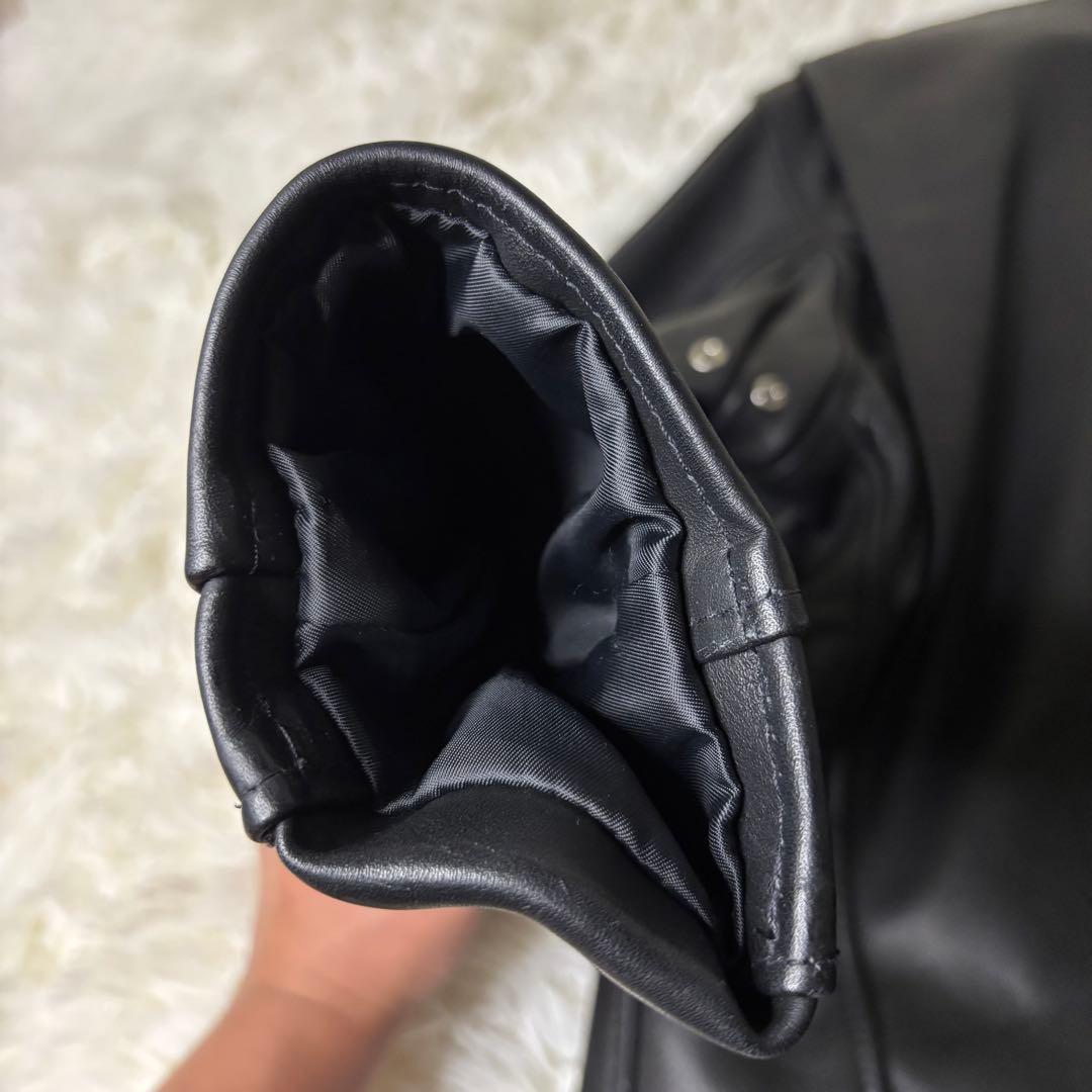 美品✨Schott USA製 シングルライダース フルボア 硬革 38