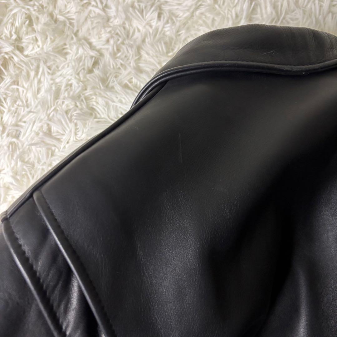 美品✨Schott USA製 シングルライダース フルボア 硬革 38