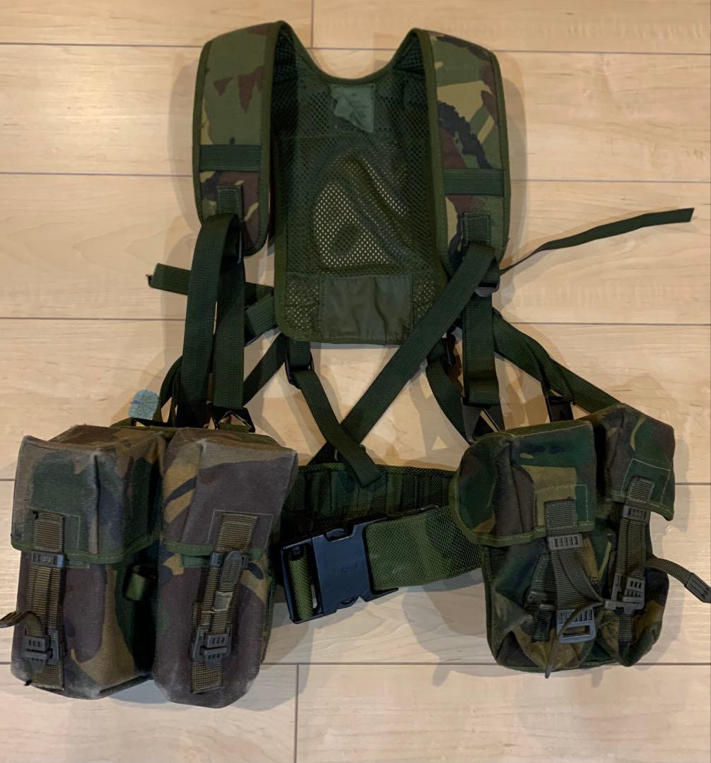 イギリス軍　迷彩　コンバットジャケット　装備一式　上下　セットアップ　ミリタリー