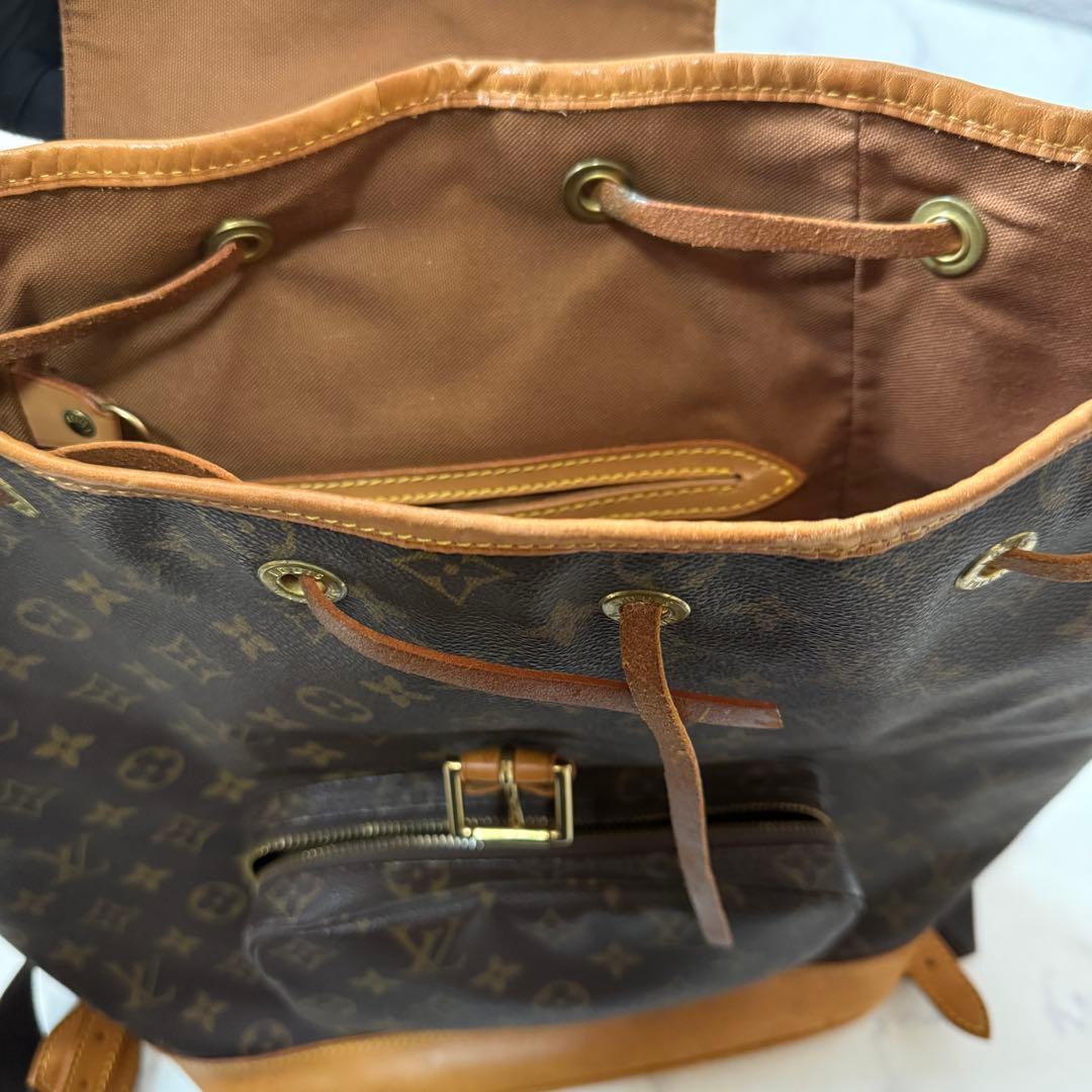 【ルイ ヴィトン】モノグラム モンスリGM リュック リュックサック