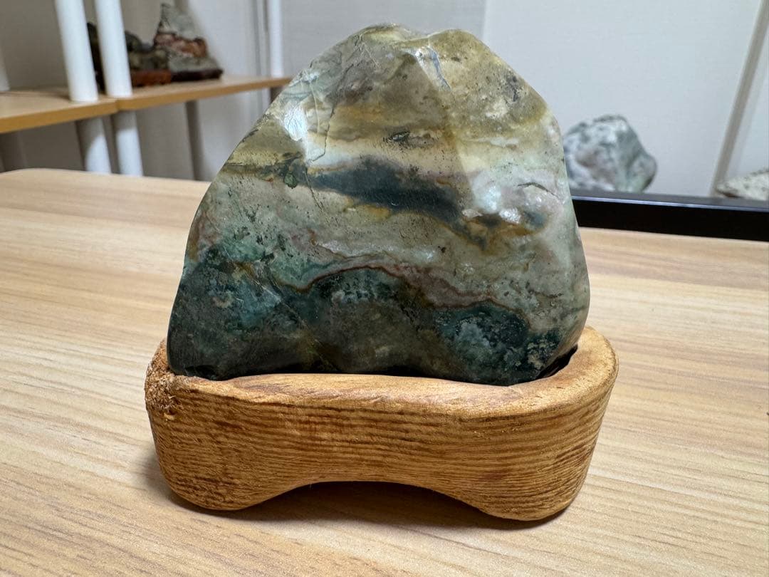 出雲石 鑑賞石 天然石 五色石 赤石 黄石 緑石 鉱物 鉱石 水石