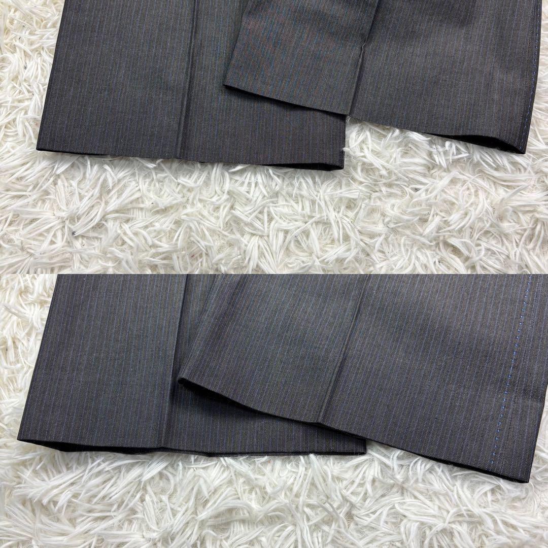 ポールスミスブラック スーツ 3点セット グレー ストライプ