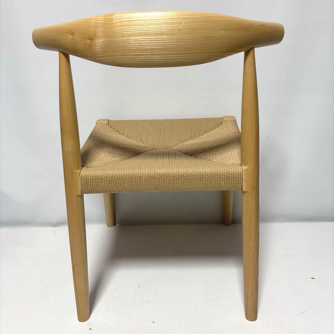 【未使用】ペーパーコード×ナチュラル　ダイニングチェア