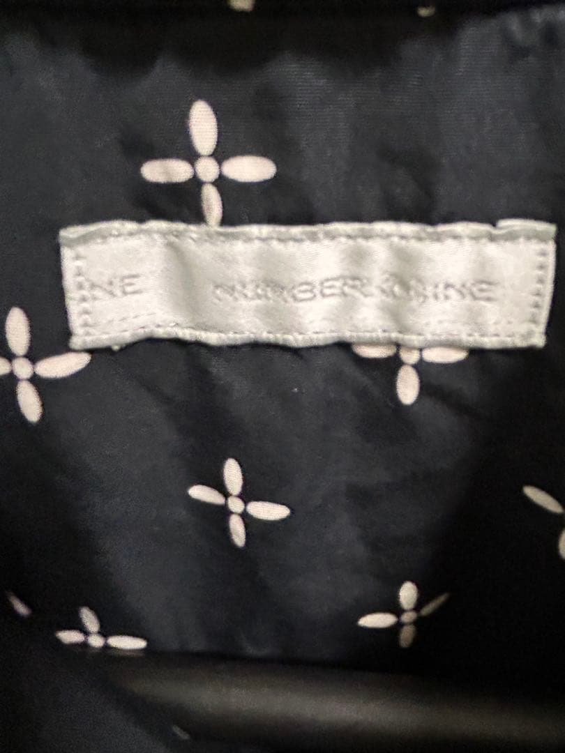 NUMBER NINE ノースリーブシャツ 黒 クロス柄 サイズ3（Ｍ）