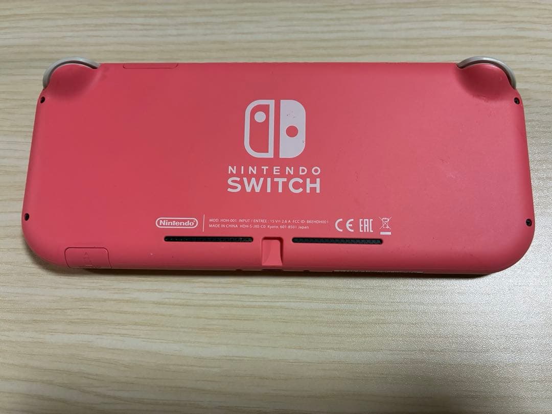 Switch Lite コーラル本体 ジャンク スティック不良 SD128G付き