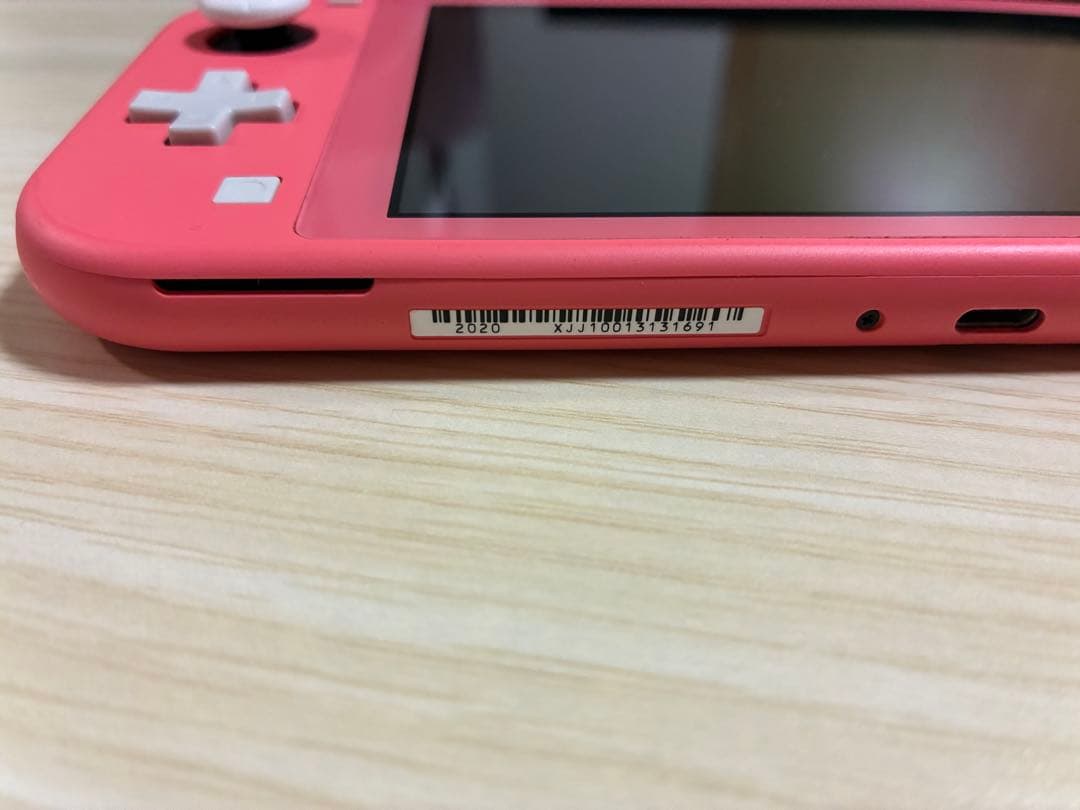 Switch Lite コーラル本体 ジャンク スティック不良 SD128G付き