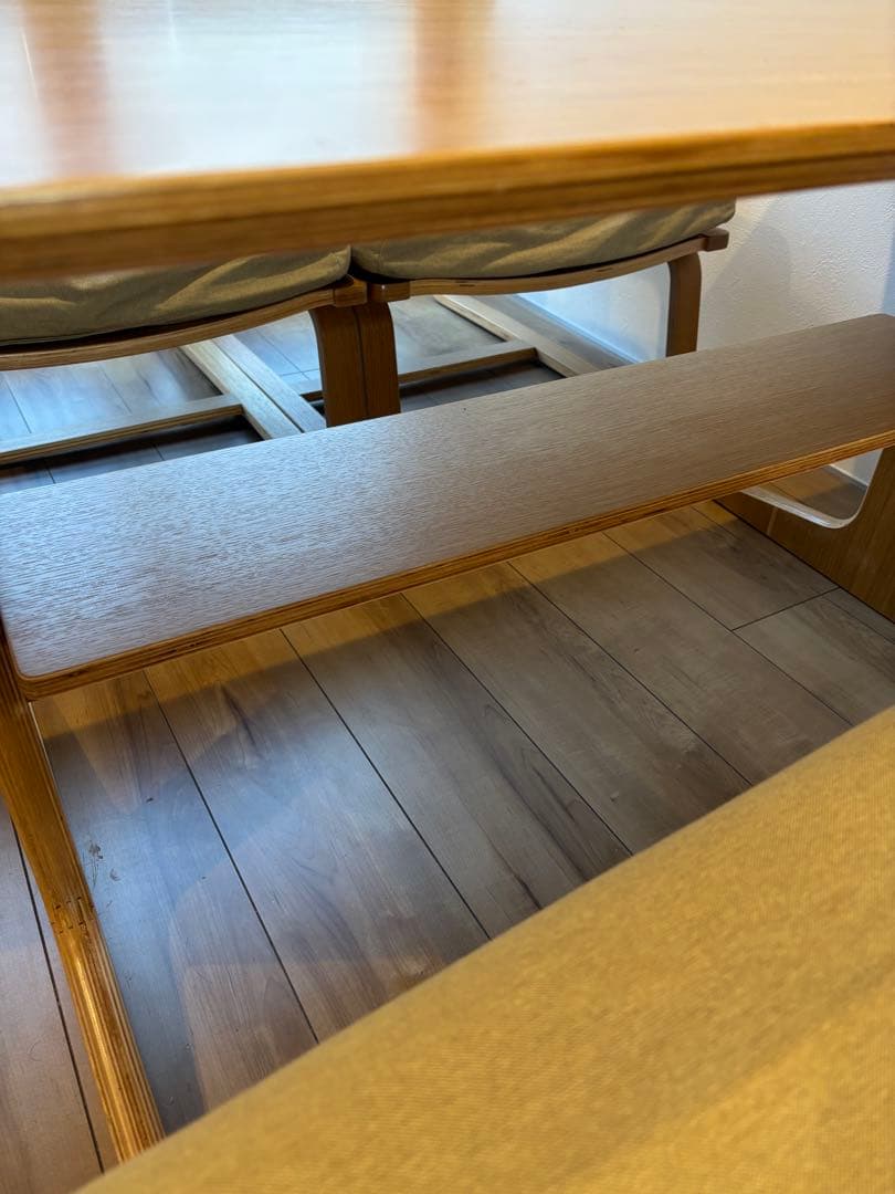 無印　リビングでもダイニングでも　テーブルセット 直接引き取り限定