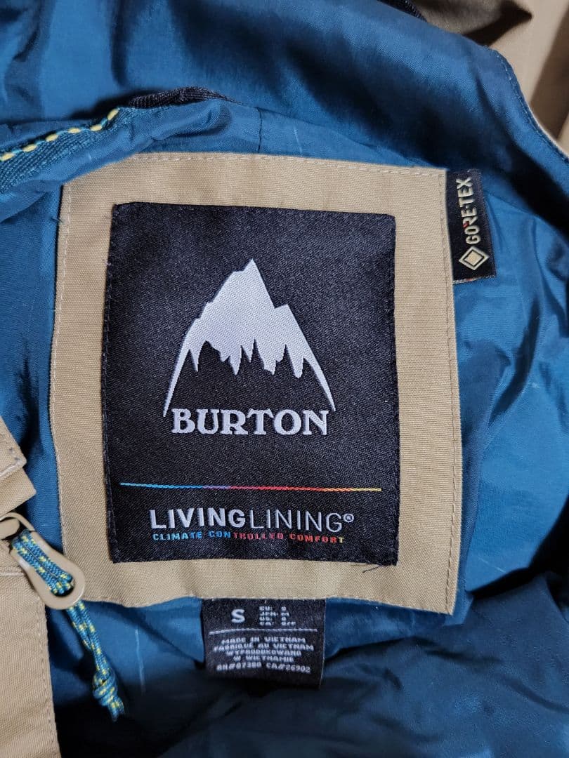 バートン　リザーブ　ビブパンツ　GORE-TEX　２L　ビブ　Sサイズ