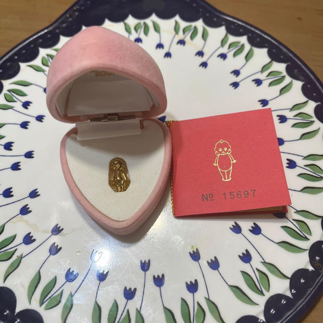 キューピーマヨネーズ　懸賞品　18金　キューピー