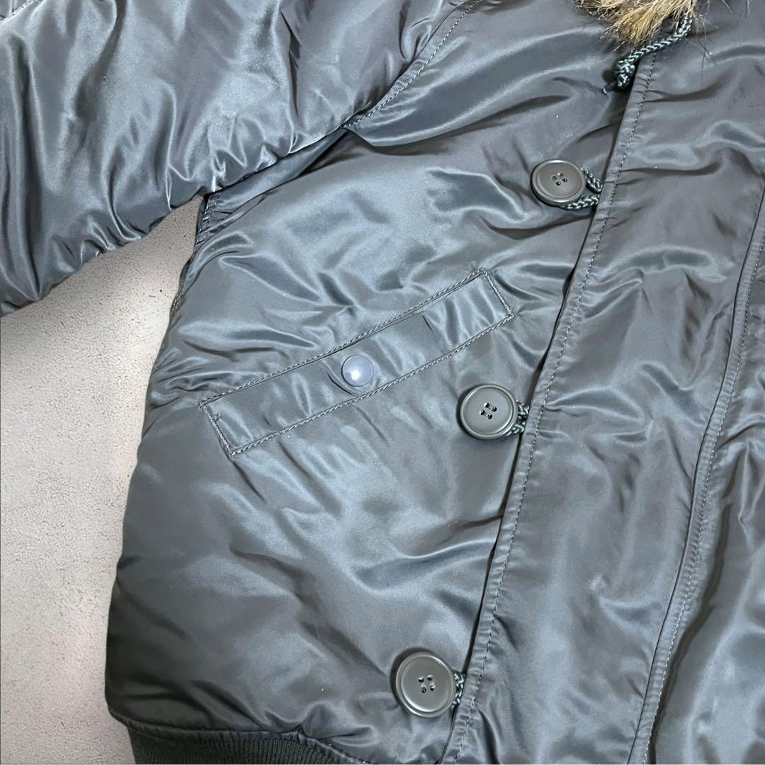 アルファインダストリーズ N-2B 現行　フライトジャケット　短丈　ファー