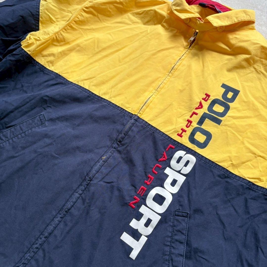 【盛岡様】【激レア】POLO SPORT 配色ジップジャケット 90s L