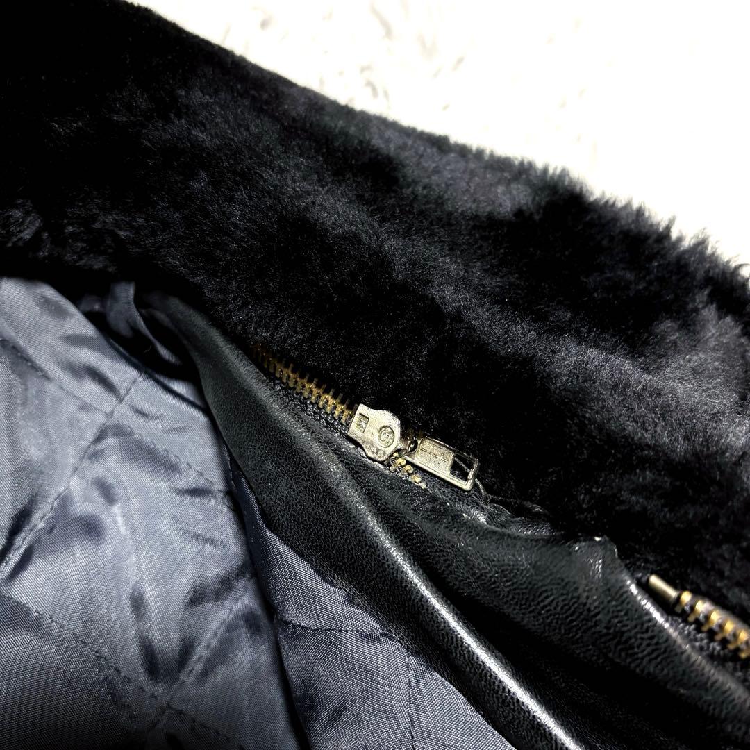 ジャケット・アウター 00s vintage g1 flight jacket black y2k