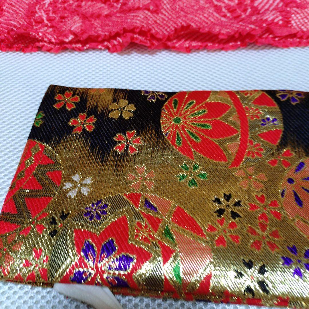 七五三用 赤と黒の華やかな衣装