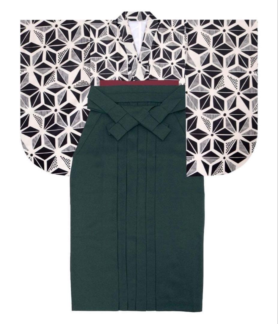 【値下げ】キョウエツ　小学生　卒業式　ジュニア　袴　4点セット