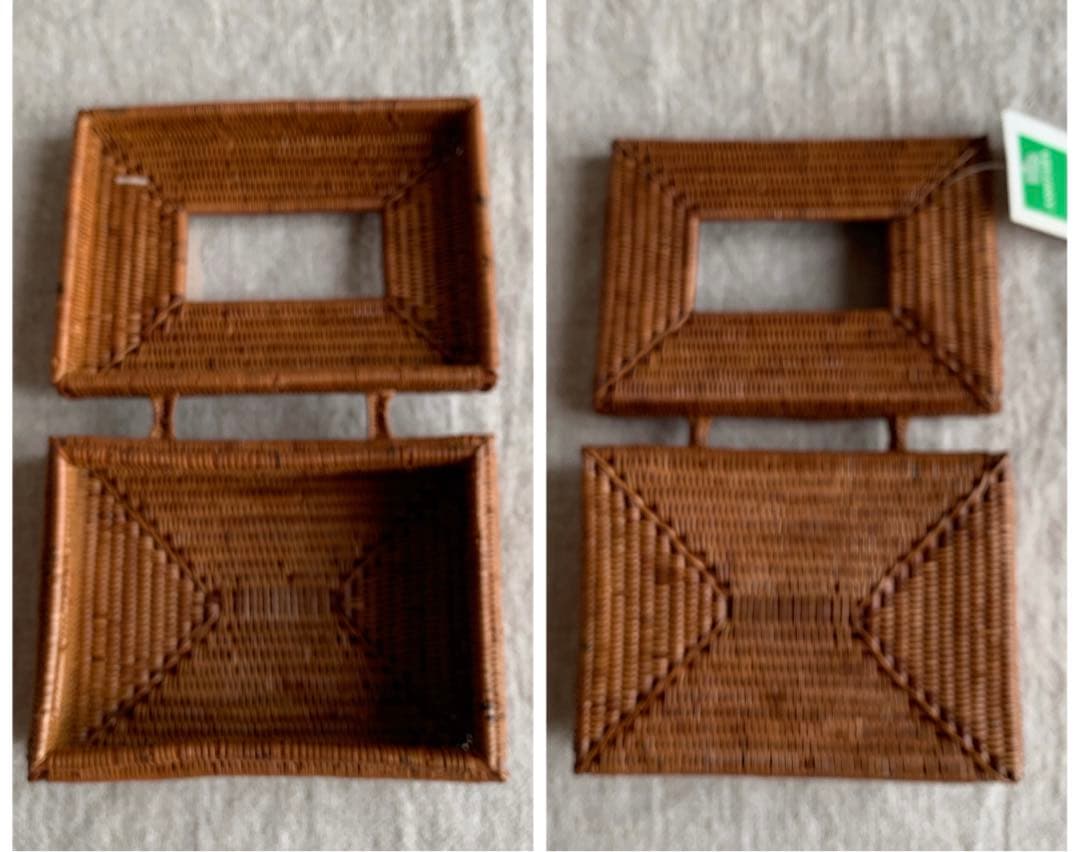 バリ島　アタ 小物・ポケットティッシュ入れ 3個セット