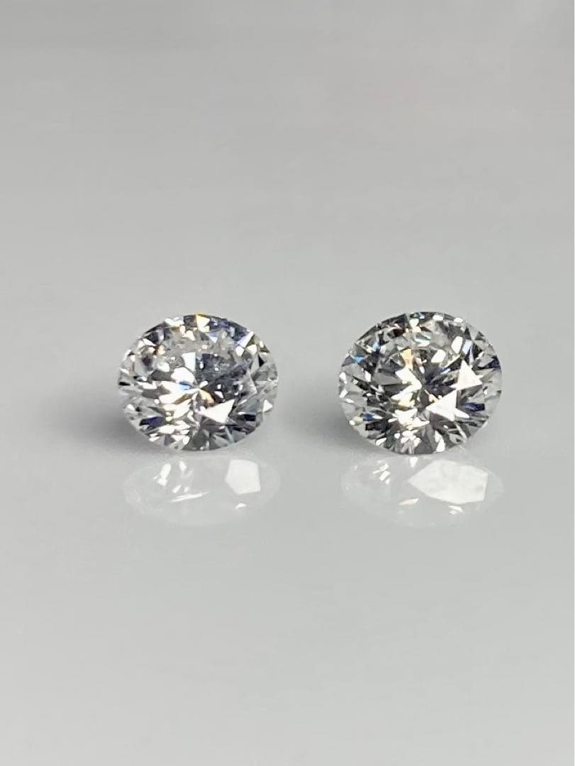 PT 天然ダイヤモンドピアス 計1.0ct 中央宝石研究所ソーティング付